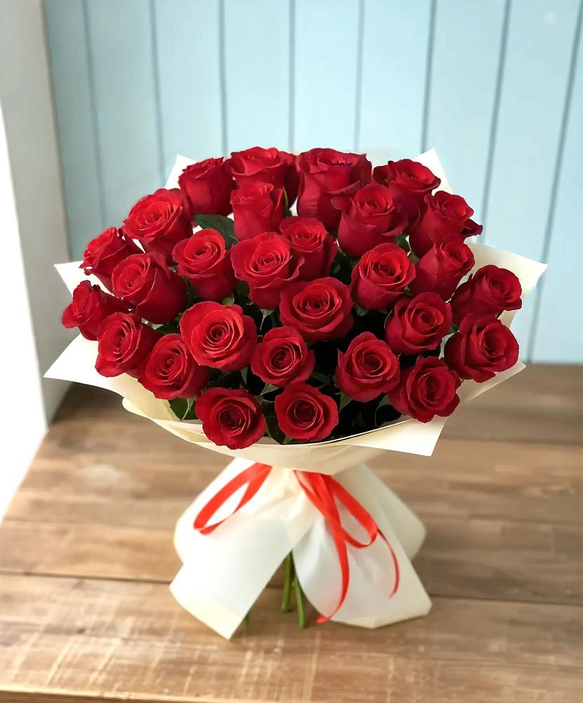 Букет 29 Красных роз в Мошково