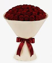 Букет 101 Бордовая роза Блэк Бакарра в Мошково