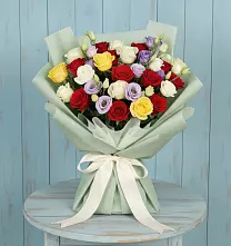 Букет цветов из:  Розы в Мошково