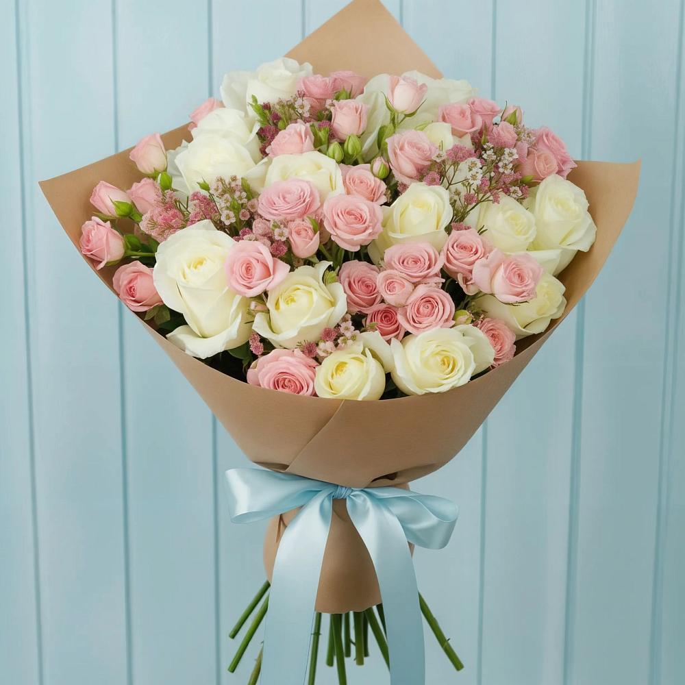 Букет цветов из: Розы в Мошково