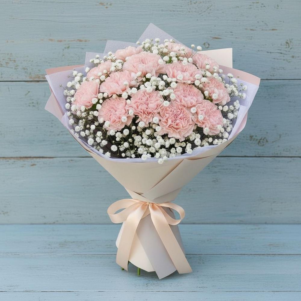 Букет цветов из: Гвоздики в Мошково