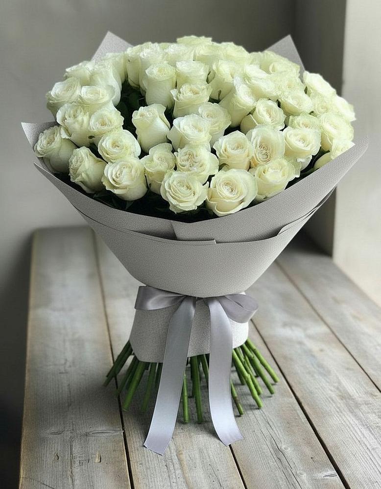 Букет 35 Белых роз в Мошково