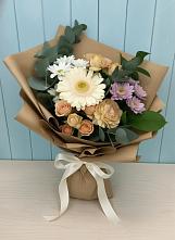 Букет цветов из:  Герберы и Хризантемы в Мошково