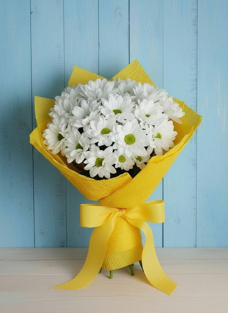 Букет цветов из: Хризантемы в Мошково