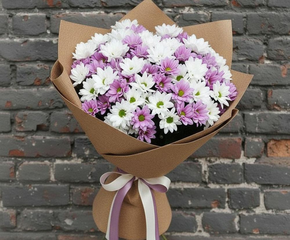 Букет цветов из: Хризантемы в Мошково