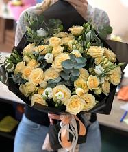 Букет цветов из:  Розы и Лизиантусы #REPLACE_PRED# Мошково