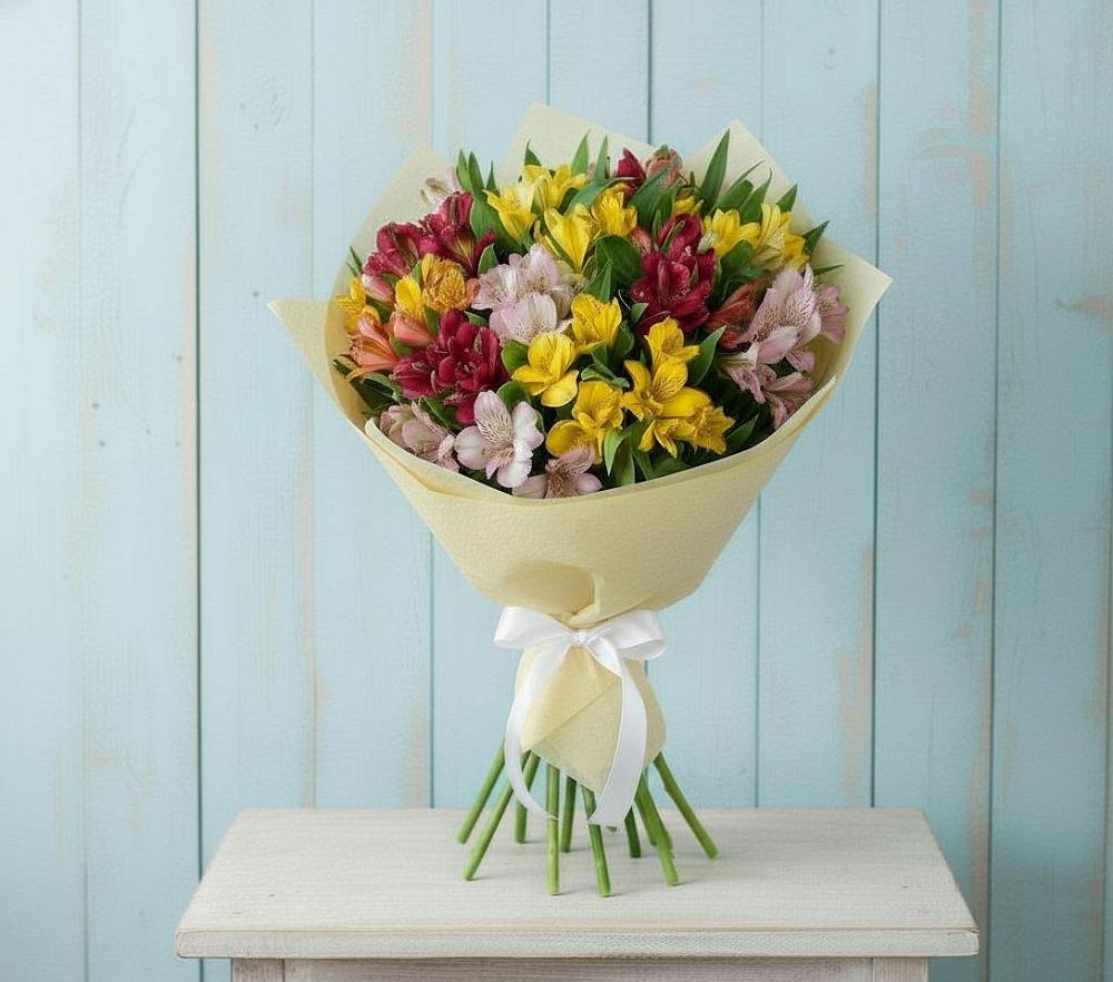 Букет цветов из: Альстромерии в Мошково