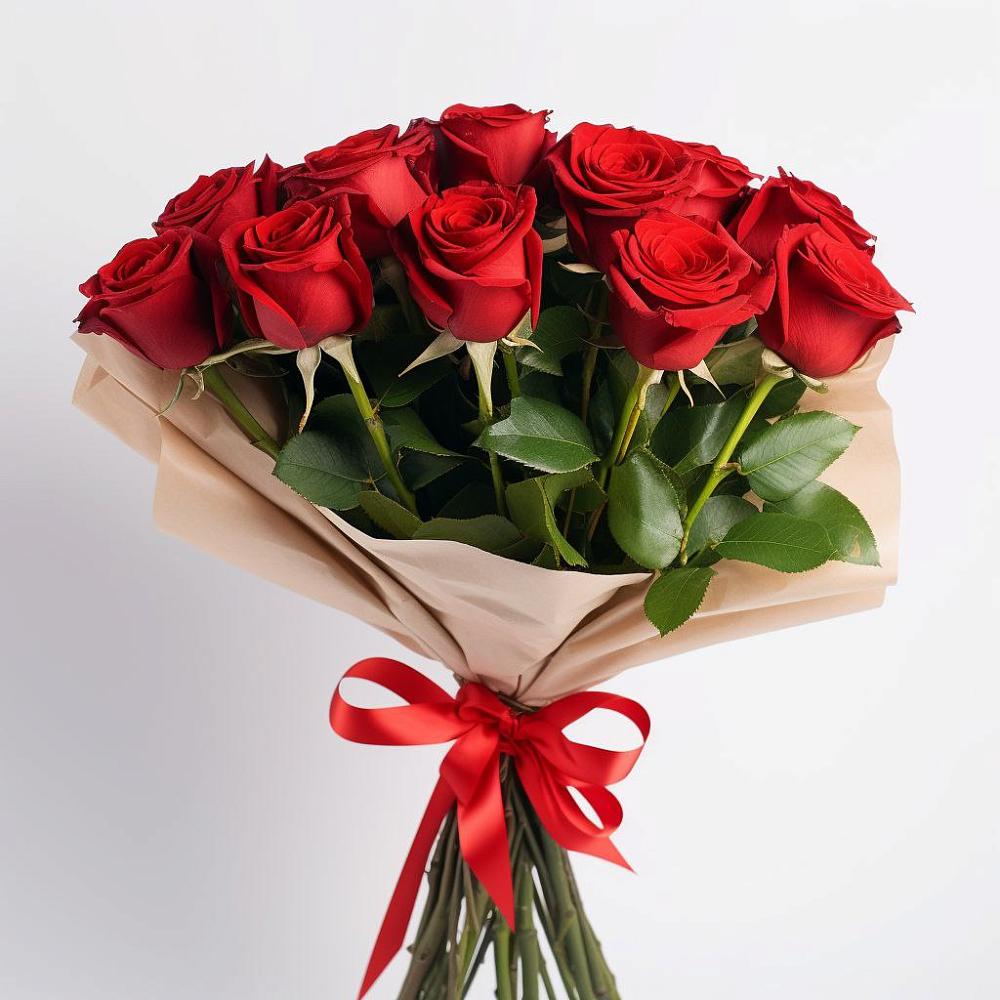 Букет 11 Красных роз Эдлесс Лав в Мошково