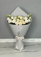 Букет цветов из:  Розы и Лизиантусы в Мошково