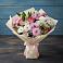 Букет цветов из: Хризантемы, Альстромерии и Розы в Мошково